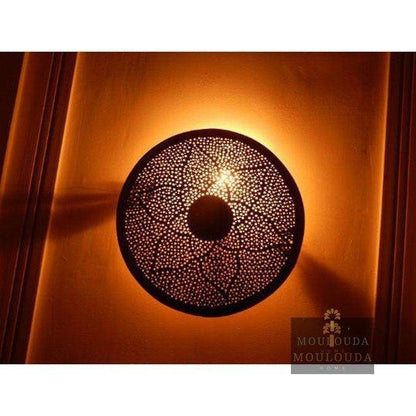 Moroccan Wall Lamp - Designer Wall Lamp - Brass Light Fixture - Home Decor - Art Deco Decor - Ceiling Light Diffuser