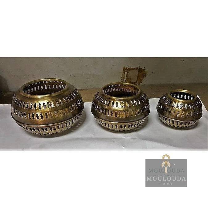 Set of 3 Romantic Candle Holders - Moroccan Style Lighting - Oriental lighting -