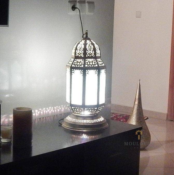 Standing lamp, lanterne, Moroccan Art Deco, Table lamp, desk lamp,, Chandelier and Ceiling lamp