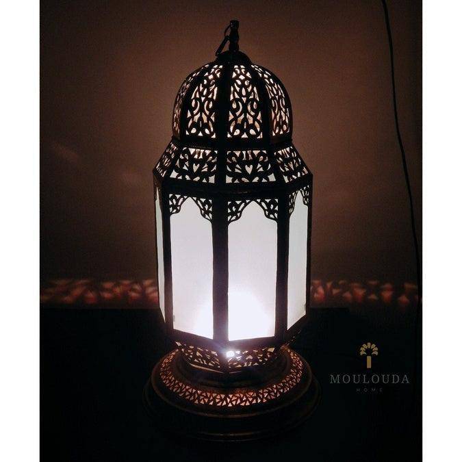 Standing lamp, lanterne, Moroccan Art Deco, Table lamp, desk lamp,, Chandelier and Ceiling lamp