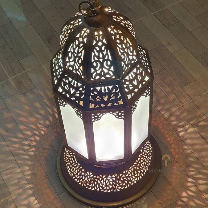 Standing lamp, lanterne, Moroccan Art Deco, Table lamp, desk lamp,, Chandelier and Ceiling lamp