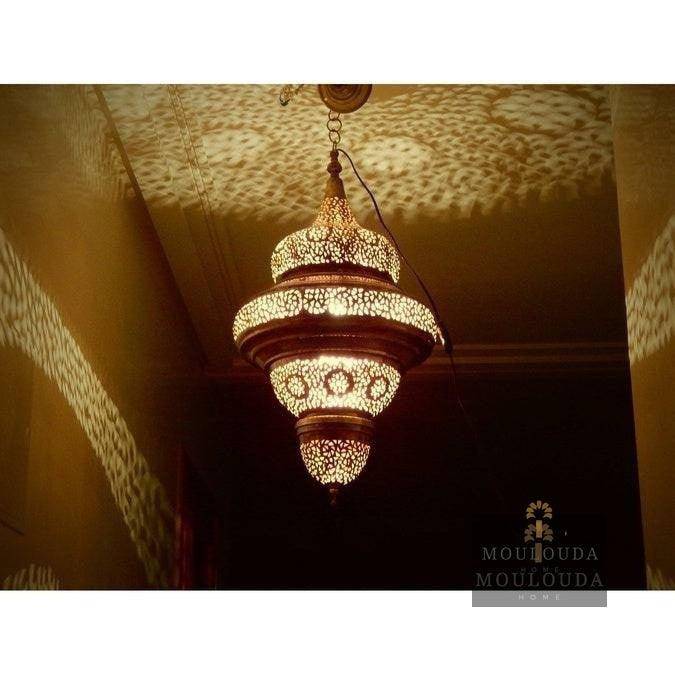 Unique Pendent Chandelier Handmade Ceiling hanging lamp Moroccan Lamp For Art Lovers