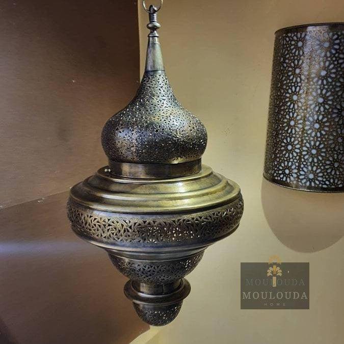 Unique Pendent Chandelier Handmade Ceiling hanging lamp Moroccan Lamp For Art Lovers