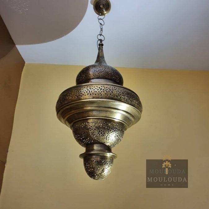 Unique Pendent Chandelier Handmade Ceiling hanging lamp Moroccan Lamp For Art Lovers