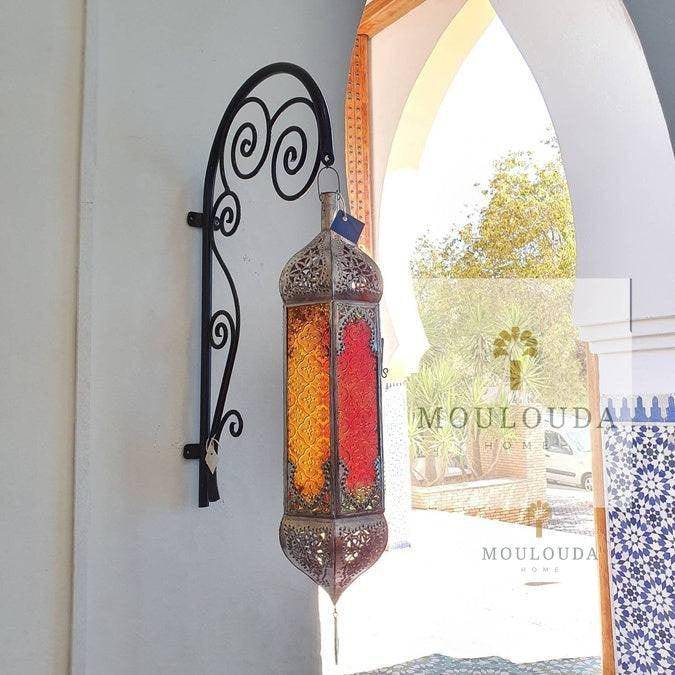 Wall sconce, Moroccan wall light, comes with wall mount bracket, multi color wall lamp,