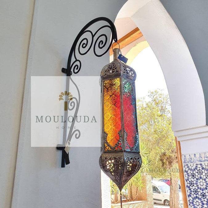 Wall sconce, Moroccan wall light, comes with wall mount bracket, multi color wall lamp,