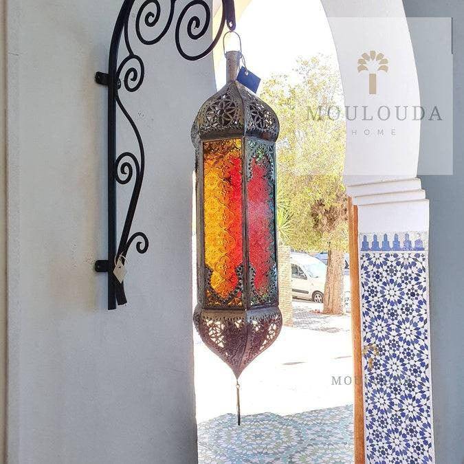 Wall sconce, Moroccan wall light, comes with wall mount bracket, multi color wall lamp,