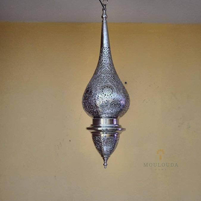 Handmade pendant light, Moroccan lighting, hanging light, designer lamp. 5 colors available, made from copper