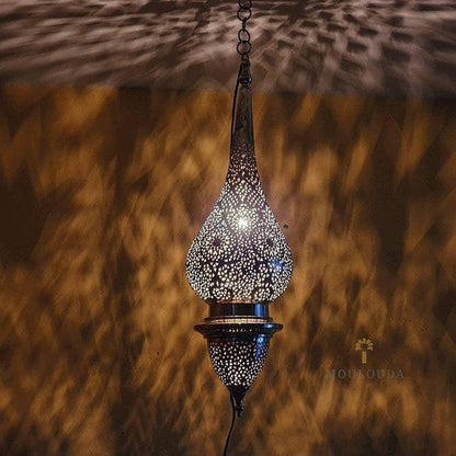 Handmade pendant light, Moroccan lighting, hanging light, designer lamp. 5 colors available, made from copper