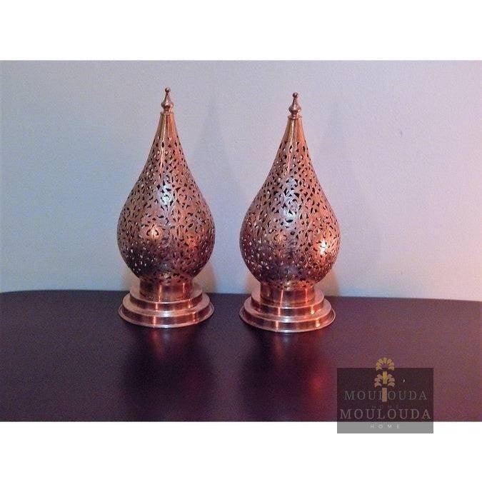 set of 2 moroccan lantern - lampshade - table lampe - moroccan lamps - morocco pattren