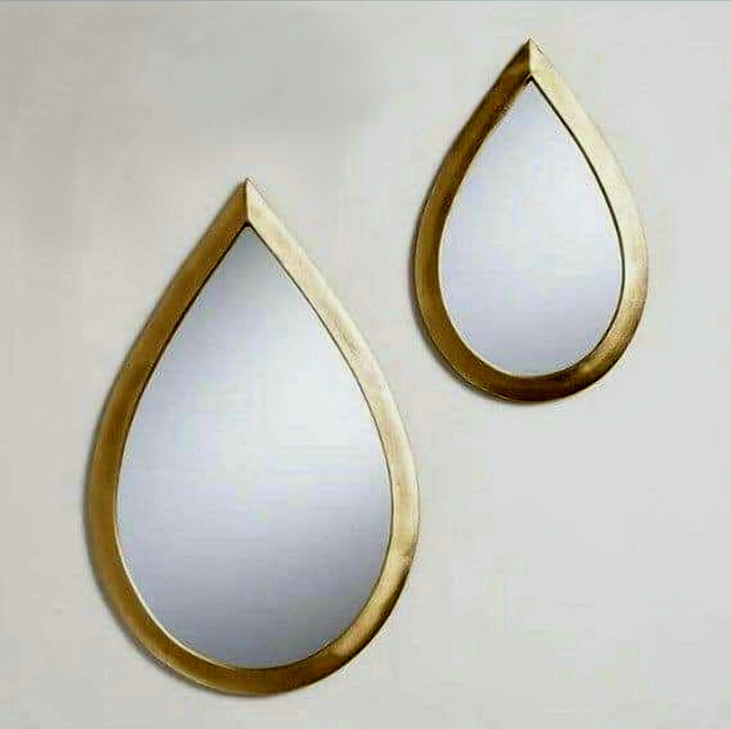 Drop Mirror, golden copper mirrors, designer mirror