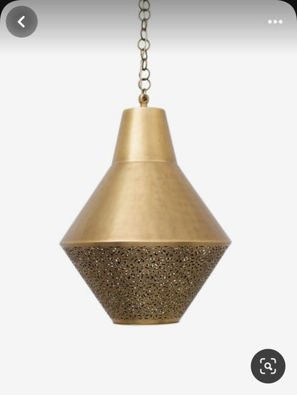 Brass Chandelier, pendant lamp, Moroccan lamps, luxury lamp, golden chandelier