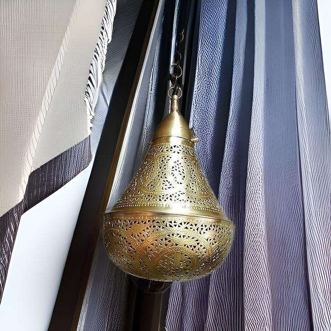 Beautiful Chandelier, Moroccan touch Style Ceiling Light, beautiful Light Shape Patterns For Art Lovers