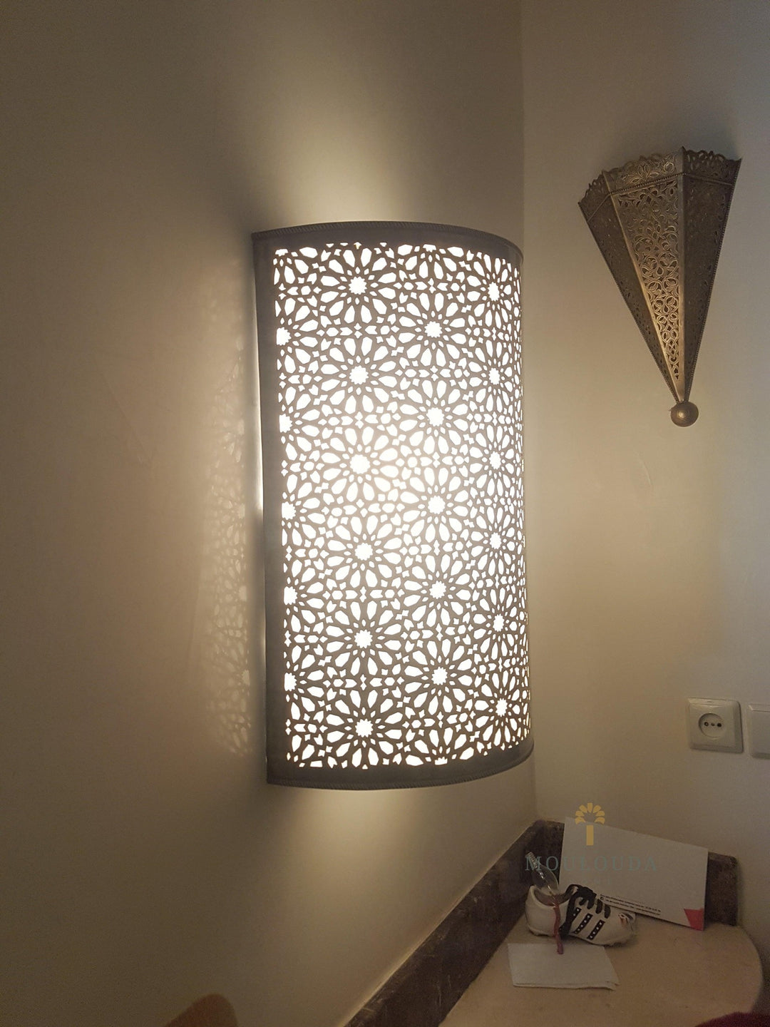 Luxury Wall Lamp: Handmade Moroccan Art Deco Wall Light - Mouloudahome