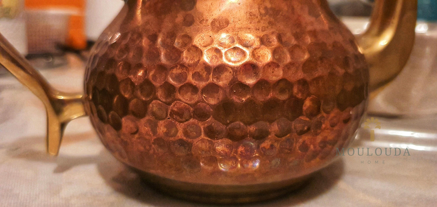 Moroccan Copper Tea Pot - Mouloudahome