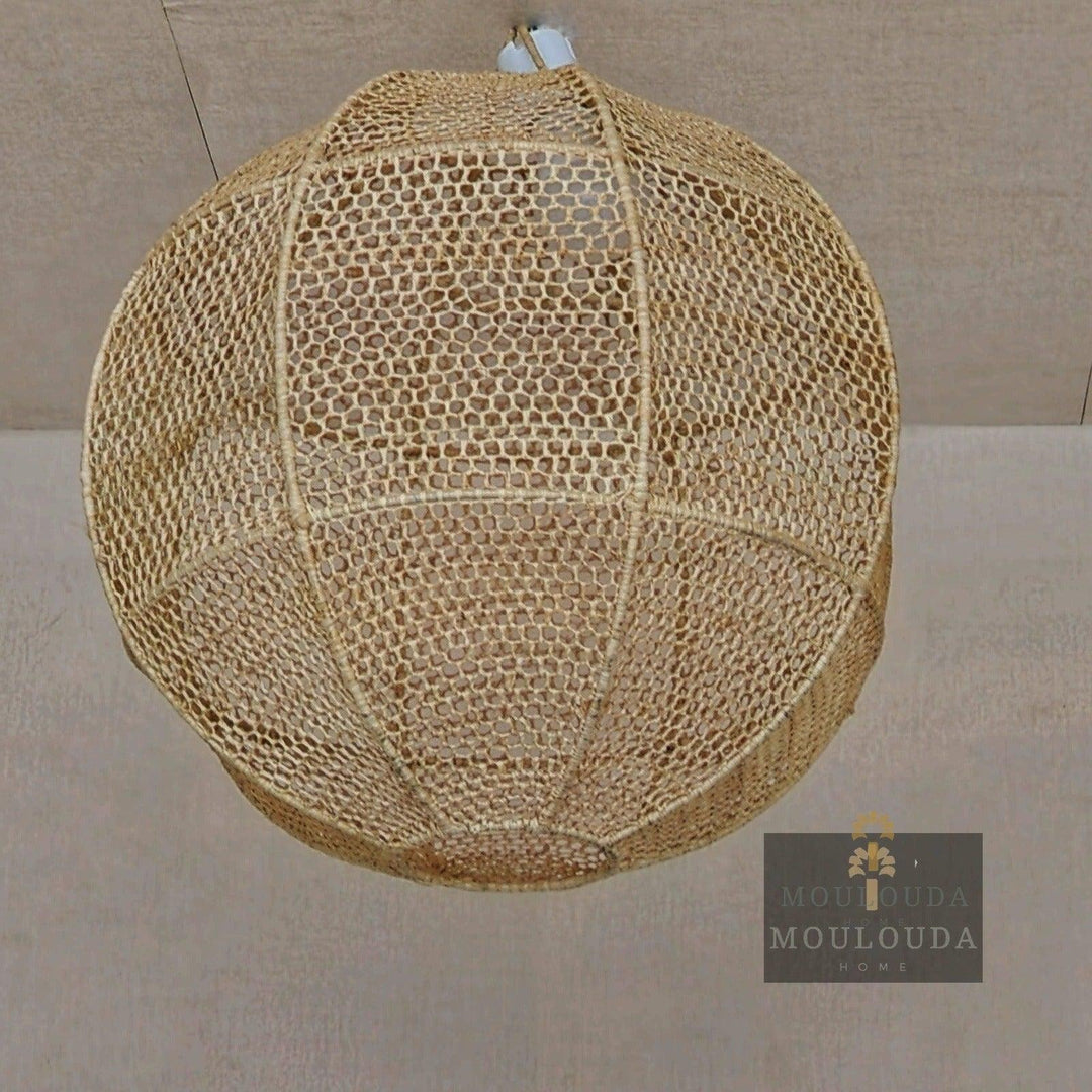 Moroccan chandelier, Rattan pendant light, hanging lantern, Moroccan lantern - Mouloudahome