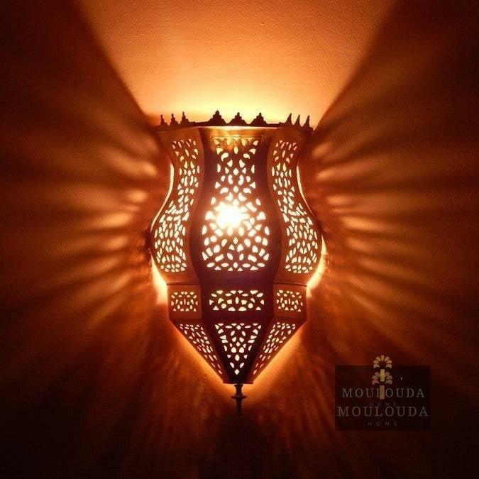 Morocco Wall Lamp - Moroccan Design light - éclairage - luminaire - Boho Lighting - wall Light - Wall Decor - Art Deco Light - Mouloudahome