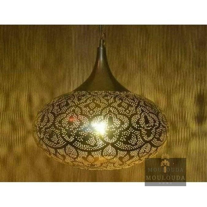 Moroccan pendant light, chandelier, hanging lantern, Moroccan lantern, designer lamp, ceiling light, 5 finishes available - Mouloudahome