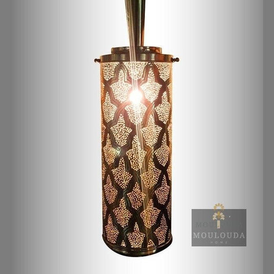 Moroccan Sconce - Hanging Wall Light - Boho Lighting - Modern Lighting - Art Deco Light - Metal Wall Lamp - Brass Wall Light - Mouloudahome