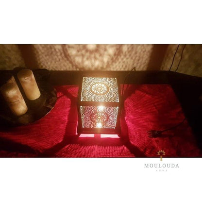 Moroccan Standing Lamp, Cubic Sconce - Moroccan Lighting - Art Deco Lamp - Table Lamp - Art Lamp - floor lamp - Mouloudahome