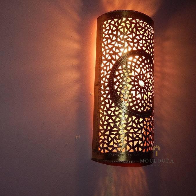 Wall Sconce, Moroccan lighting, art deco lamp, wall lamp, Boho light - Mouloudahome