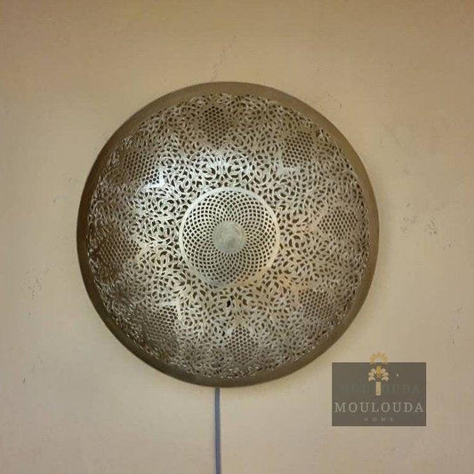 Unique Wall Lamp the fineness of Moroccan Wall Sconce 19,6 in & 27,5 in Diameter Light Art and a Romantic lighting - Mouloudahome