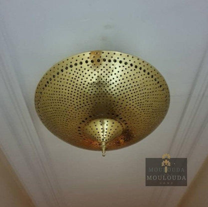 Moroccan Ceiling lamp, art deco lighting, boho light - Mouloudahome