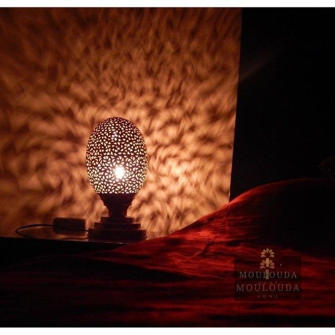 x2 Moroccan Lampshades - Pattern Light - Brass Lampshade - Oriental Home Decor - Brass Light Fixture - Vintage Lighting - Designer Decor - - Mouloudahome