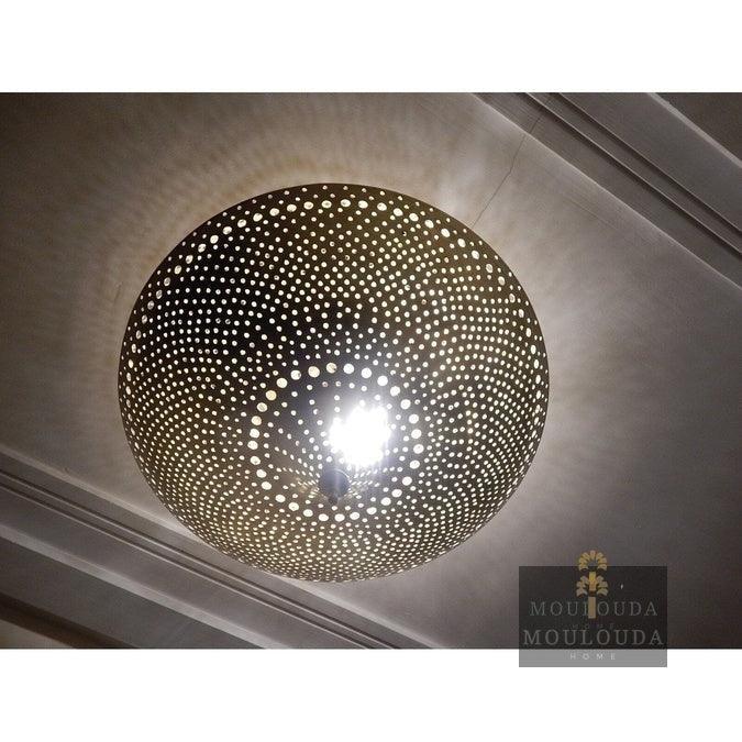 Moroccan Ceiling lamp, art deco lighting, boho light - Mouloudahome