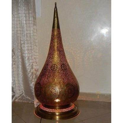 Epic Moroccan Floor Lamp - Standing lamp, Wedding Lighting - Copper Lampshade - Home Decor - Brass Light Fixture - Modern Lighting - Mouloudahome