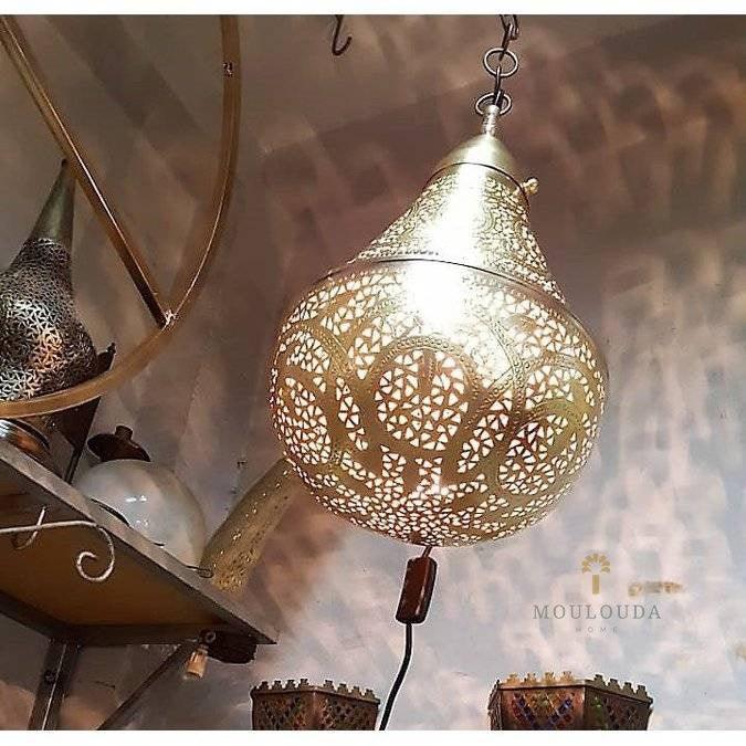 Beautiful Chandelier, Moroccan touch Style Ceiling Light, beautiful Light Shape Patterns For Art Lovers - Mouloudahome