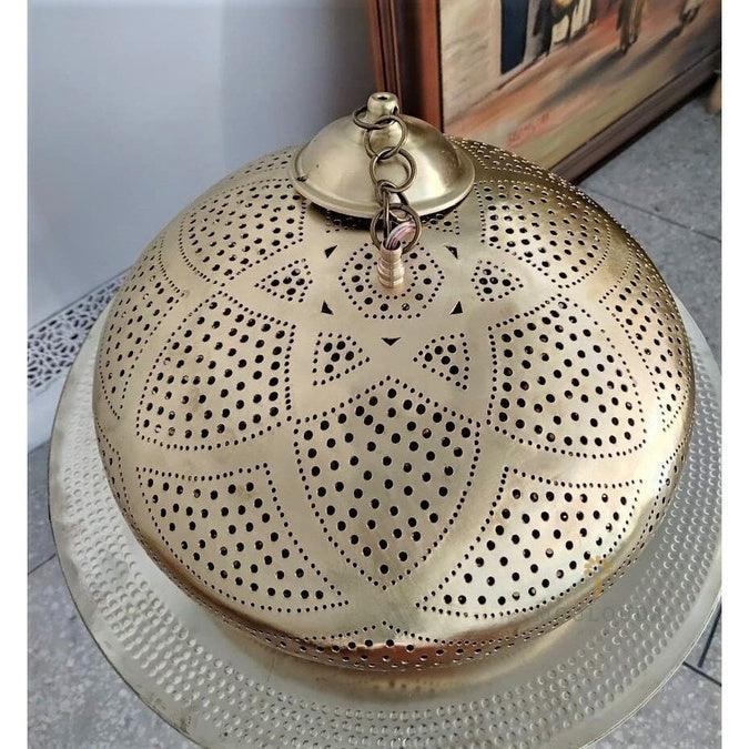 Moroccan Chandelier, Ceiling light, Art Deco lamp, 4 Sizes Available, Beautiful Design Moroccan Lamp, Boho Lighting - Mouloudahome