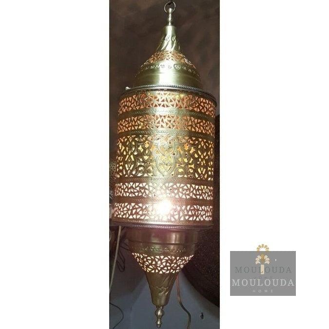 Moroccan Chandelier, Ceiling Light, Pendant lamp, Unique Designer lamp, Art Deco Chandelier 4 Colors Available - Mouloudahome