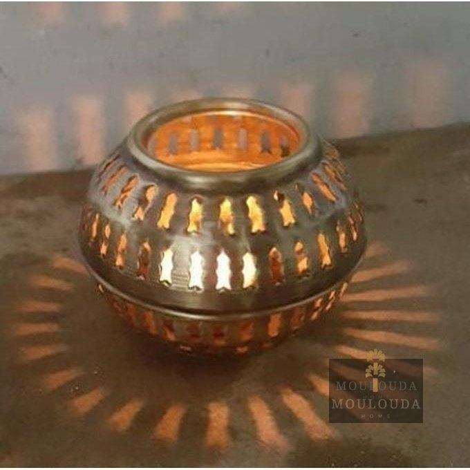 Set of 3 Romantic Candle Holders - Moroccan Style Lighting - Oriental lighting - - Mouloudahome