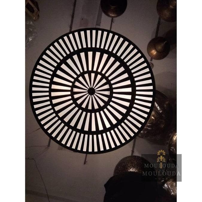 Shell Chandelier, Moroccan Lighting, Designer lamp, Moroccan Chandelier, Pendant lamp, Art deco light, Moroccan pendant lamp, Moroccan gift, - Mouloudahome