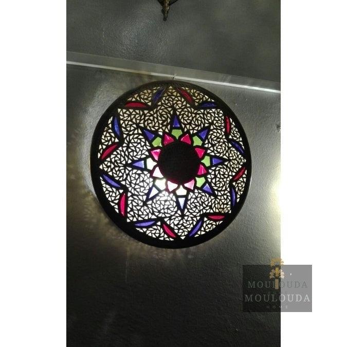 Exotic Wall lamp Moroccan Lighting Beautiful Shapes Pattern 50cm - Mouloudahome