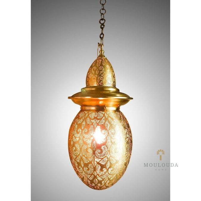 Unique Ceiling Light Moroccan Lamp Design Handmade by Master 50 cm length - Mouloudahome
