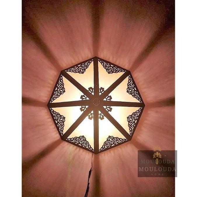 Moroccan Chandelier, Ceiling Light, Deluxe Moroccan Lantern , use Also as Wall light, Strong Conception, Original Patterns, - Mouloudahome