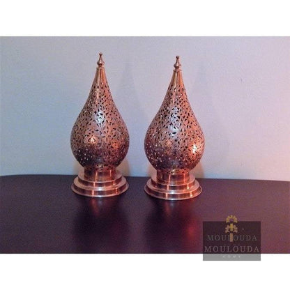set of 2 moroccan lantern - lampshade - table lampe - moroccan lamps - morocco pattren - Mouloudahome