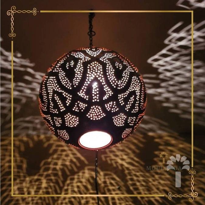 Art Pendant lamp, Moroccan lamp, Designee Lamp, Chandelier, ceiling light, Moroccan Lighting, - Mouloudahome