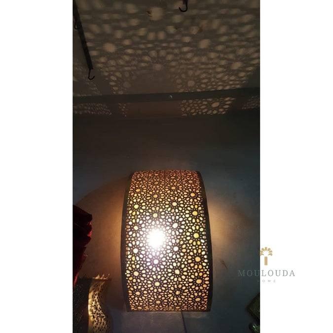 Large Wall Lamp, Moroccan lighting, Wall Sconce, Moroccan lamps, designer Light, boho chic - Mouloudahome