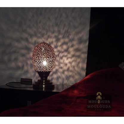 x2 Moroccan Lampshades - Pattern Light - Brass Lampshade - Oriental Home Decor - Brass Light Fixture - Vintage Lighting - Designer Decor - - Mouloudahome