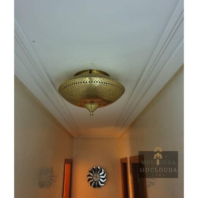 Moroccan Ceiling lamp, art deco lighting, boho light - Mouloudahome