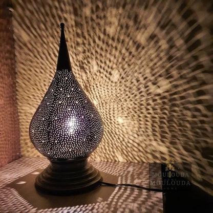 Bedside Lamp, Moroccan lighting, Handmade lamp, Table lamp - Mouloudahome