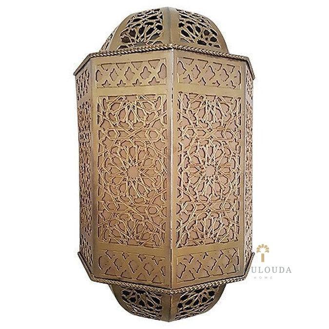 Handcrafted Wall Lamp Moroccan Design, wall sconce, 2 Sizes Available, Boho Lighting, wall Light, Wall Decor, Andalusian lighting - Mouloudahome