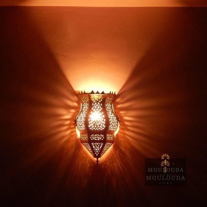 Morocco Wall Lamp - Moroccan Design light - éclairage - luminaire - Boho Lighting - wall Light - Wall Decor - Art Deco Light - Mouloudahome