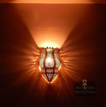 Morocco Wall Lamp - Moroccan Design light - éclairage - luminaire - Boho Lighting - wall Light - Wall Decor - Art Deco Light - Mouloudahome