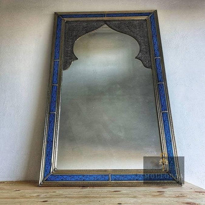Moroccan Mirror, Beautiful Handmade Craft, Boho Decor, wall sconce, Decor Mirror, Sculpted Mirror - Mouloudahome