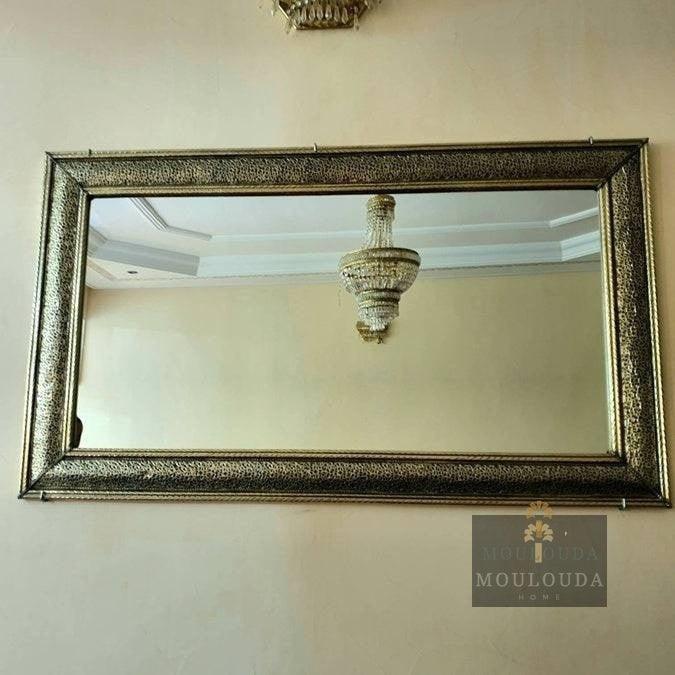 Moroccan Mirror, 120cm/70cm designer mirror, handmade mirror, floor mirror, large mirror, wall mirror - Mouloudahome