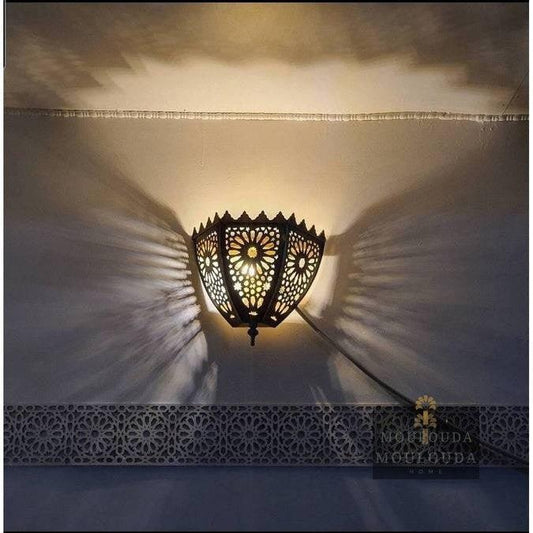 Wall Lamp - Oriental Design - Moroccan Sconce - Morocco lamp - Mouloudahome